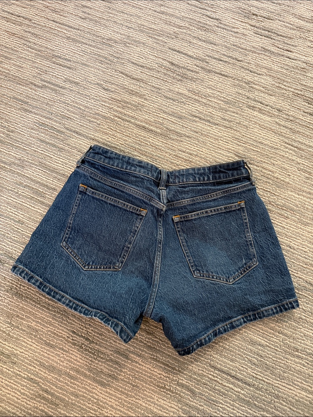 Abercrombie A-Line Mid-Rise Denim Shorts - Picture 4 of 5
